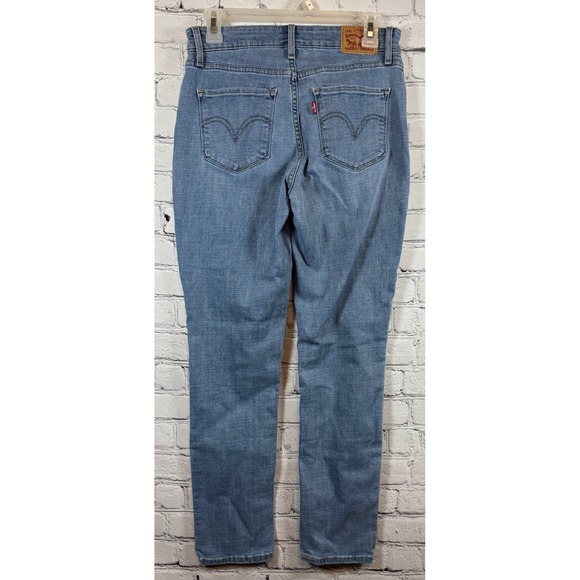 Levi's Classic Mid‎ Rise Skinny Jeans Stretch Denim Blue Women's Size 6 - Picture 2 of 4